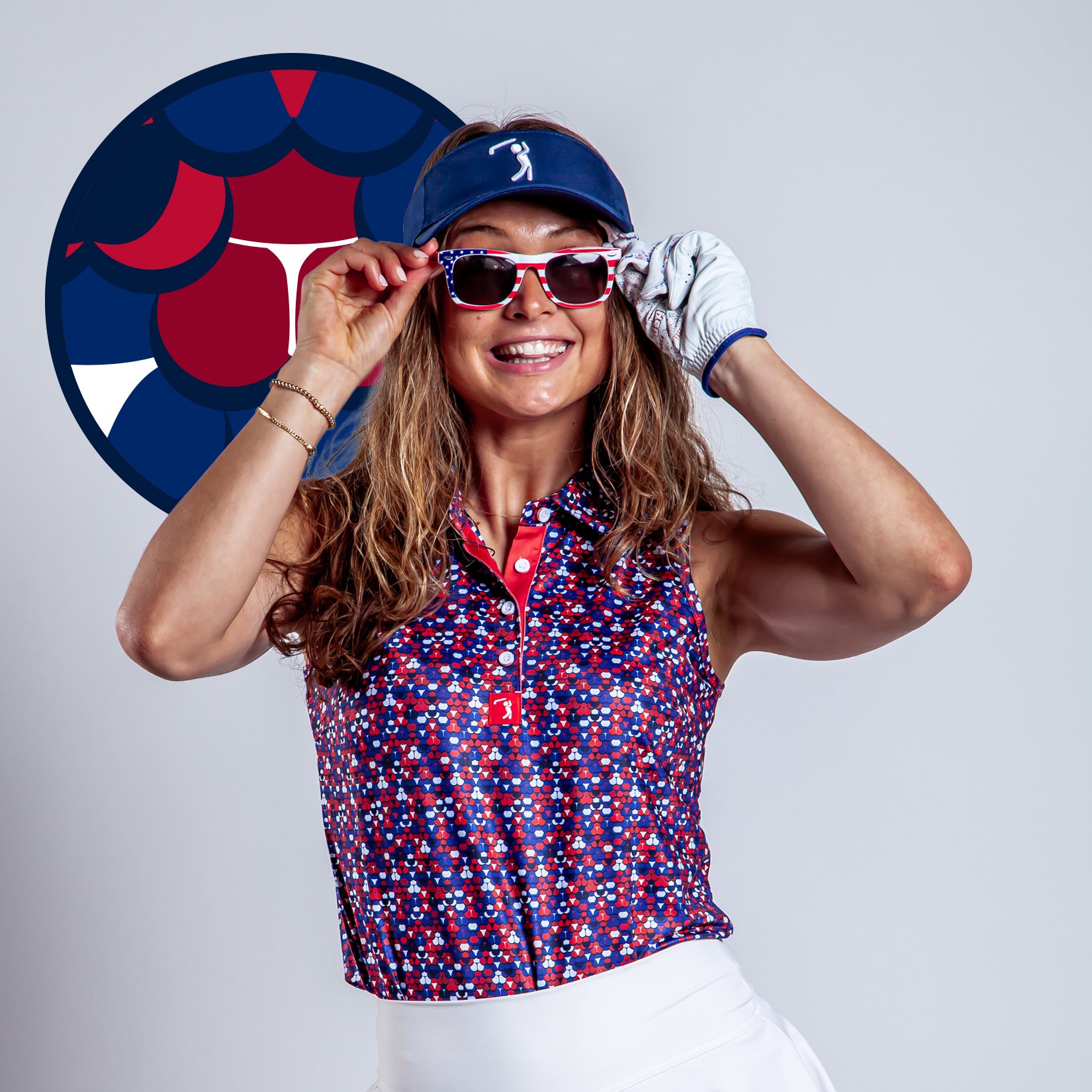 Whale Tail - Freedom Cheeks - Women's Polo
