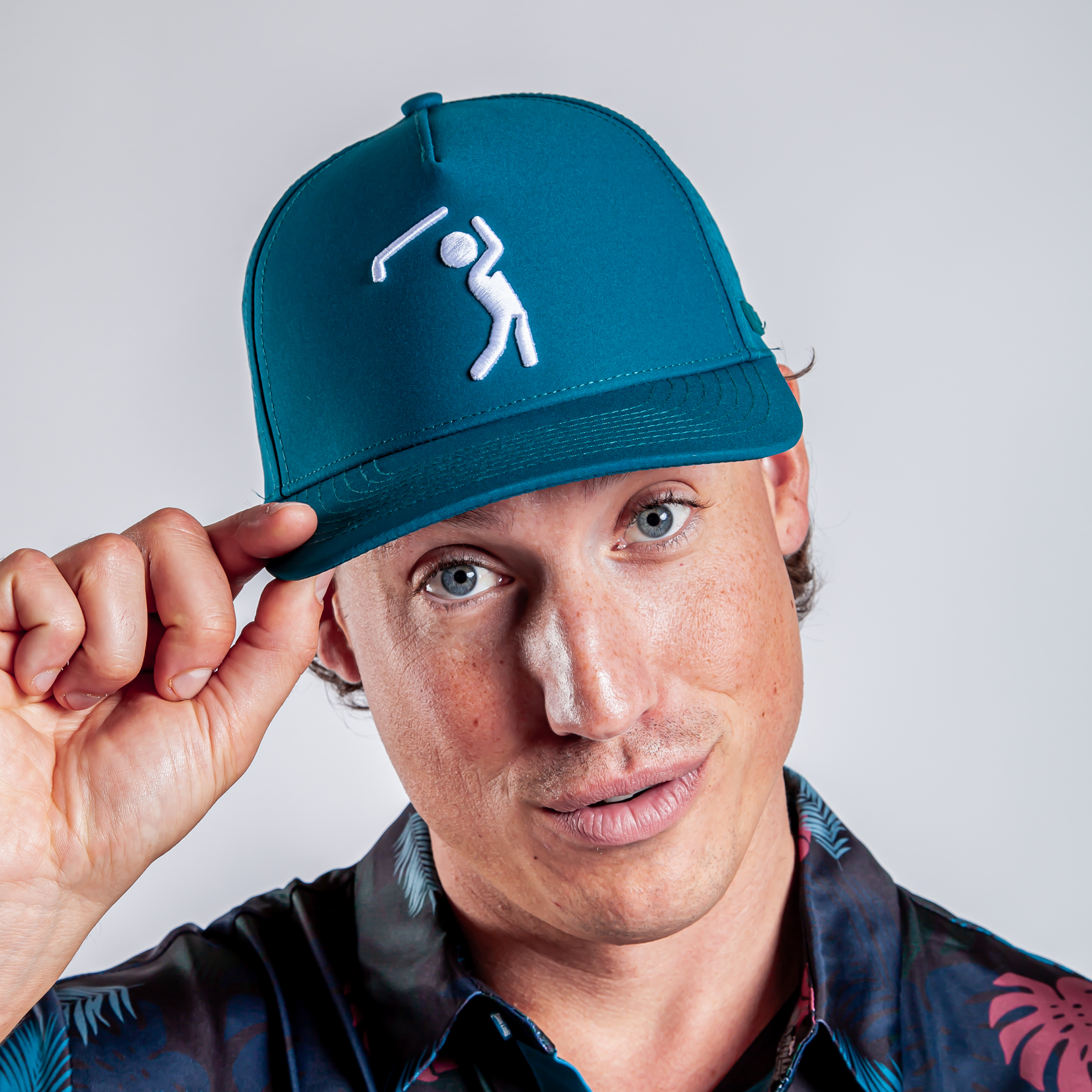 Bogeyman Kapalua Blue - Performance Golf Hat - Snapback