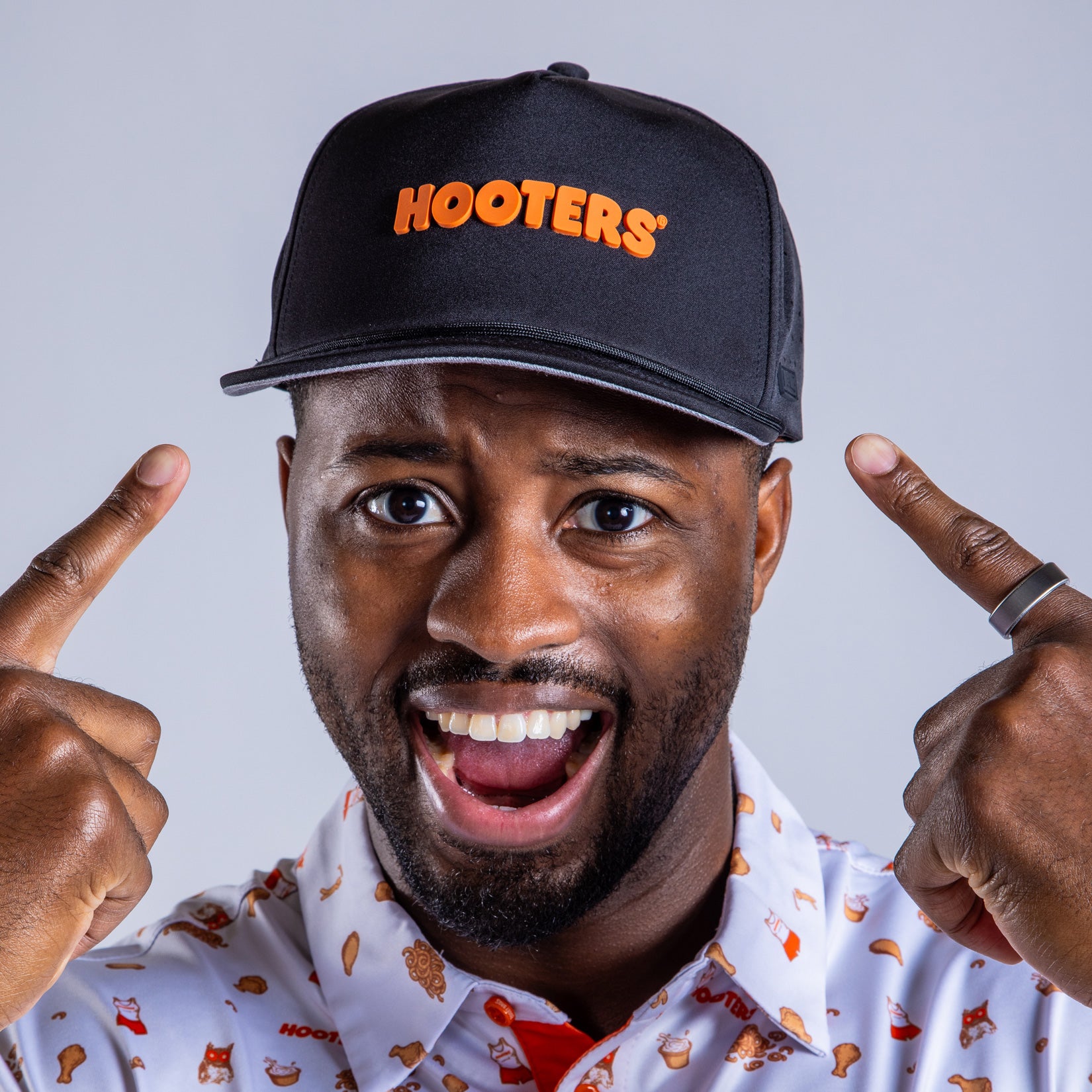 Hooters - Unstructured Flatbill Hat - Snapback
