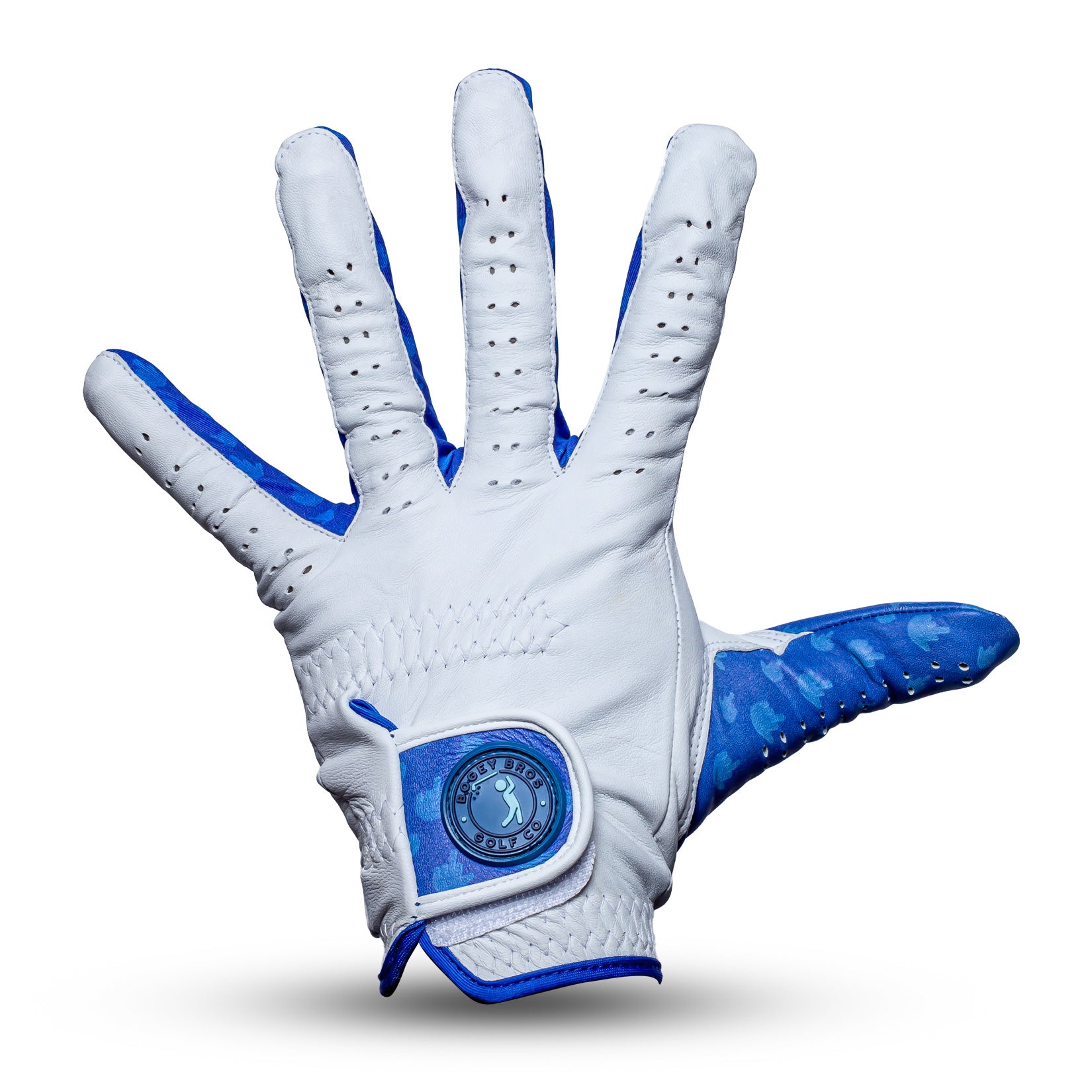 Bogey Bros Golf Co | Funny Golf Gloves | Birdie Finger - Blue Jay