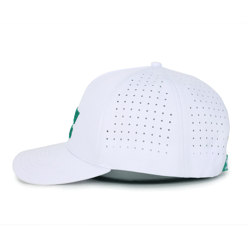 Amen White - Performance Golf Hat - Snapback