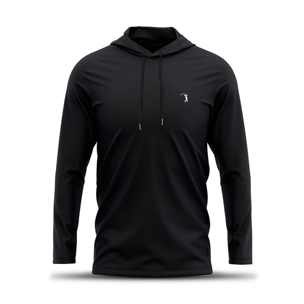 Bogey Bros Golf Co | Performance Golf Outerwear | Black Hoodie