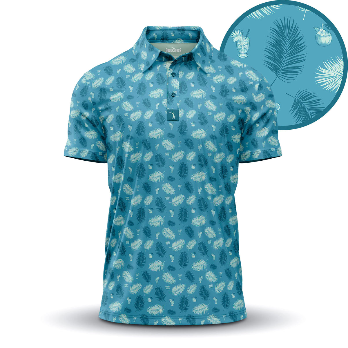 Bogey Bros Golf Co | Funny Golf Polos | Boat Drinks - Polo