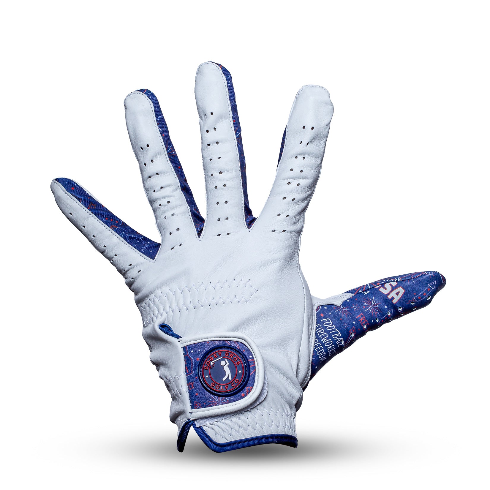 新品 ヒューマンメイド MILITARY GLOVES NAVY グローブ Bogey Bros Golf Co | Funny Golf Gloves | 'Merica - Navy - Glove