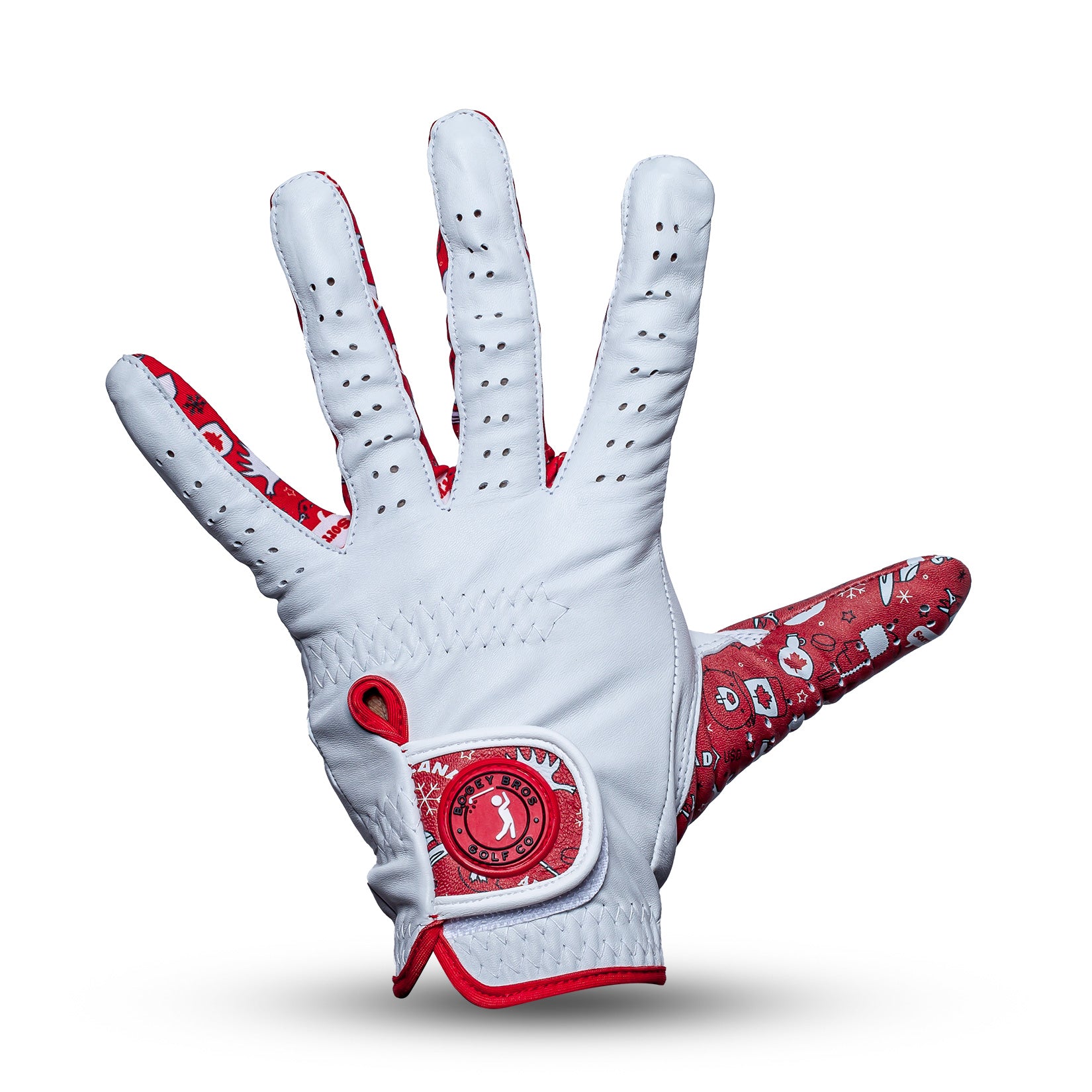 Bogey Bros Golf Co | Funny Golf Gloves | O Canada - Glove