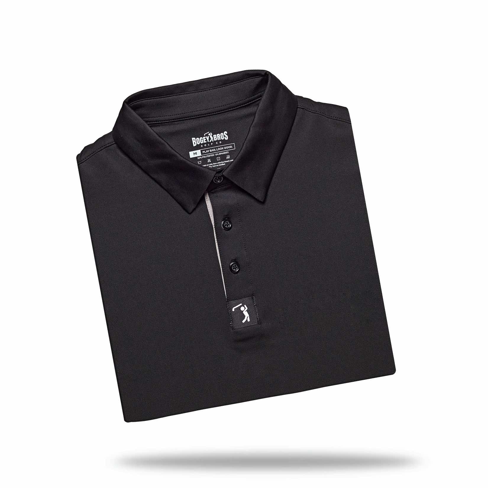 Solid Black - Polo