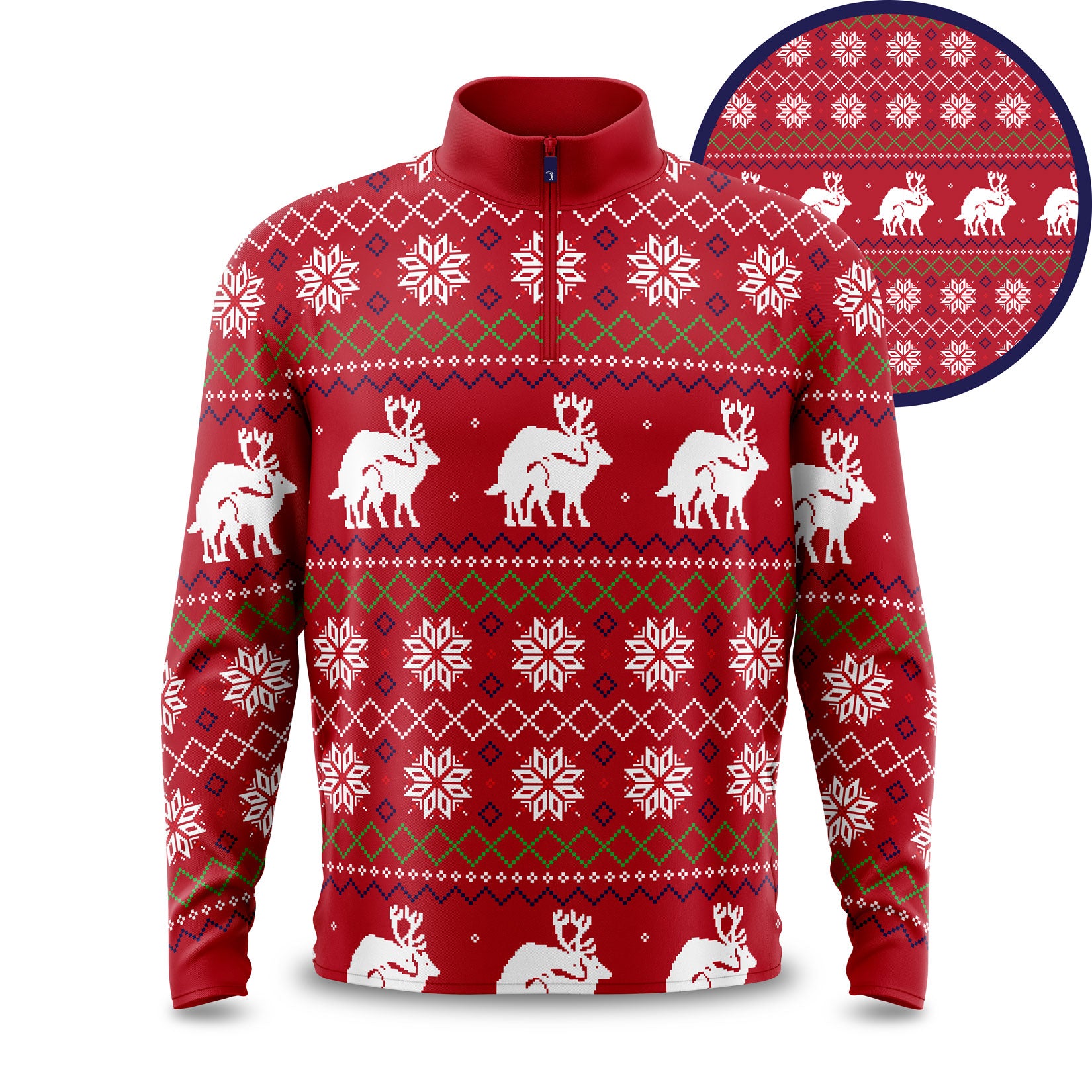 Reindeer Games - Red - Q-Zip