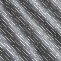 Here’s the revised sentence using your product data: A close-up, angled view of the Drizzle Dreams - Women’s Polo showcases its dark grey fabric, adorned with a repeating pattern of white vertical dashed lines composed of alternating long and short dash-like strokes. Gentle folds and soft shadows accentuate the material’s depth and texture. Designed for an athletic fit, this polo features UPF 50 protection as well as moisture-wicking properties.