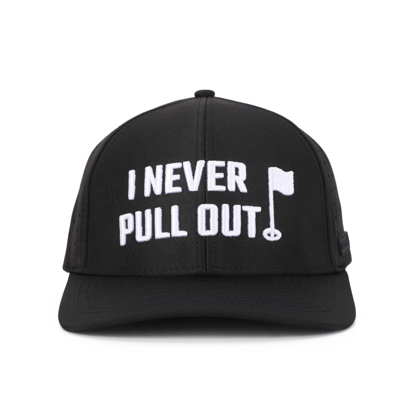 I Never Pull Out - Performance Golf Hat - Fitted