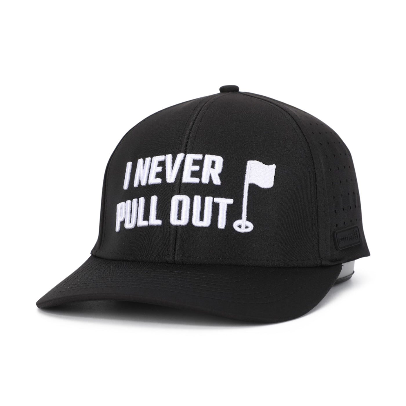 I Never Pull Out - Performance Golf Hat - Fitted