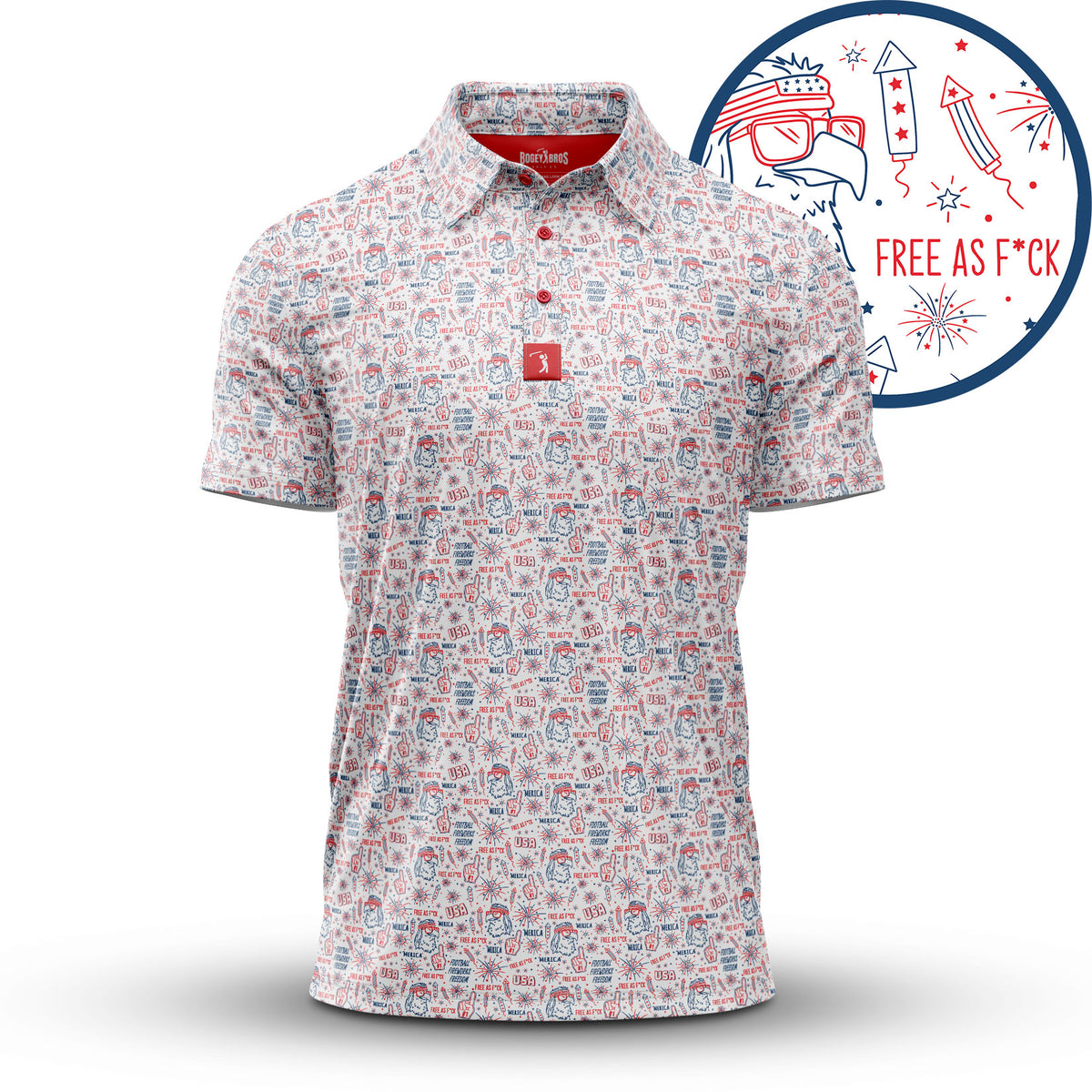 Bogey Bros Golf Co | Whale Tail Men's Polo