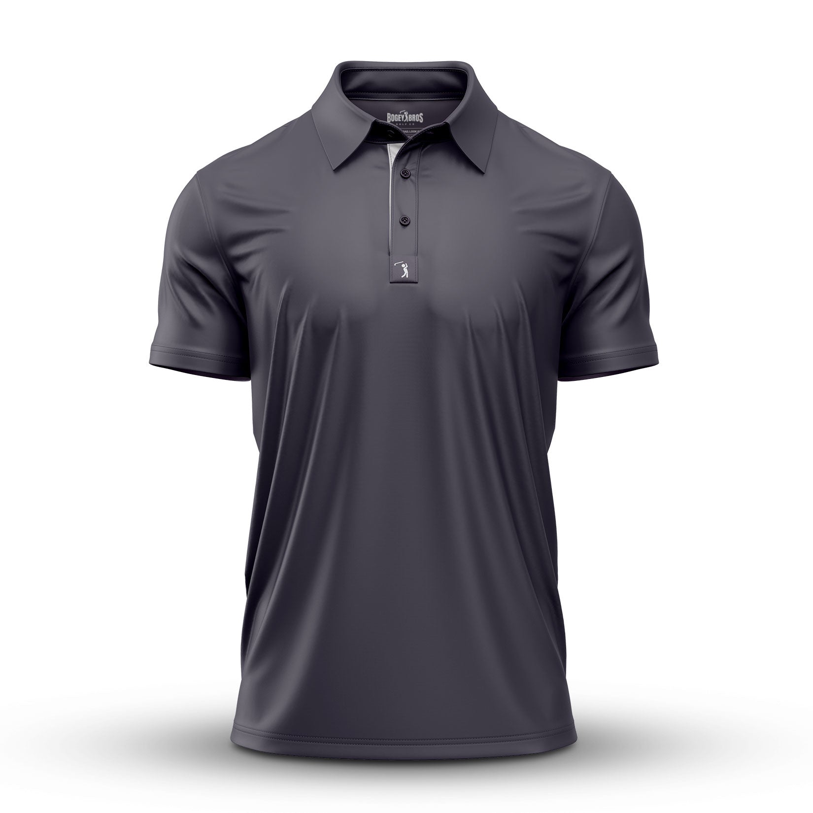 Solid Charcoal - Polo