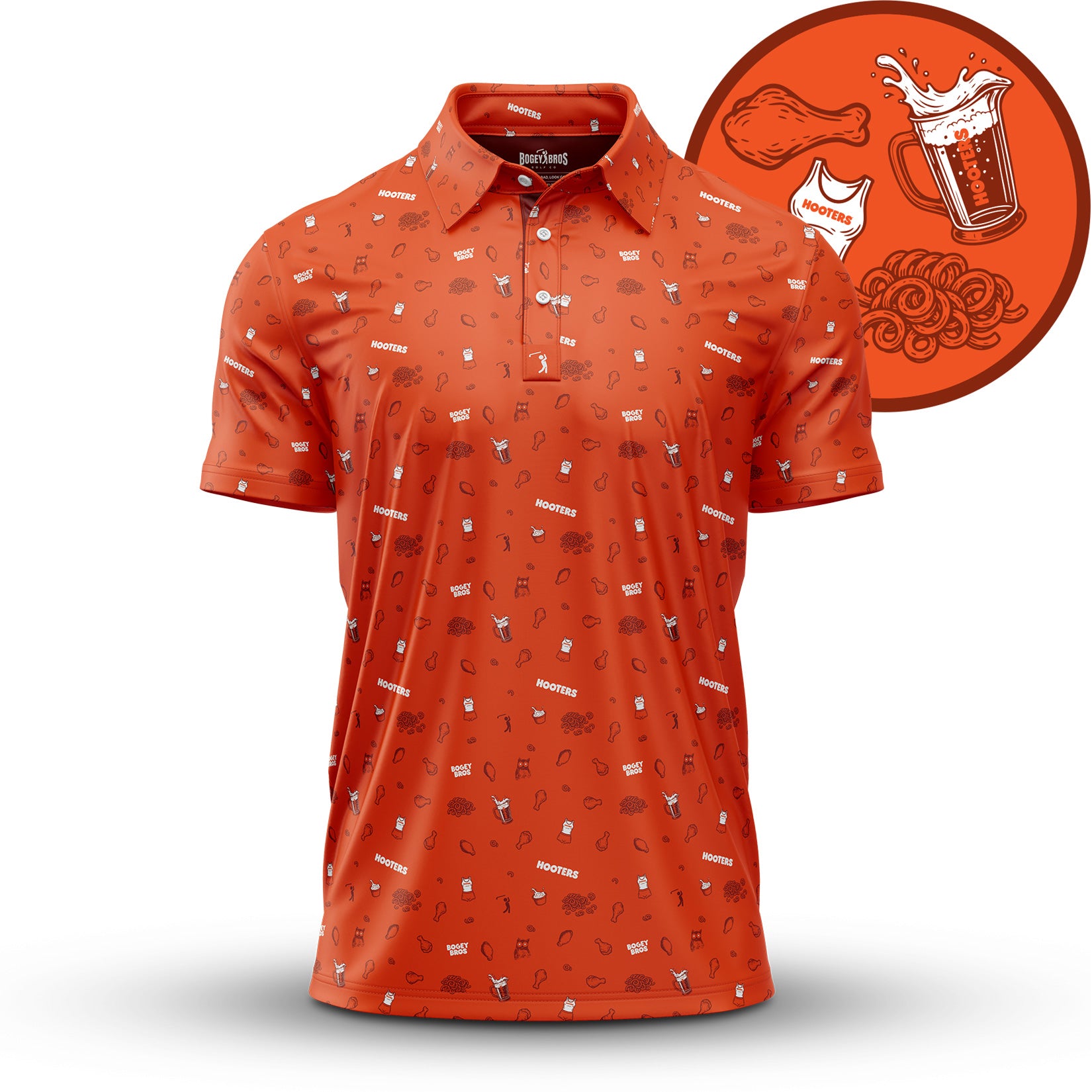 Wingin' It - Orange - Polo