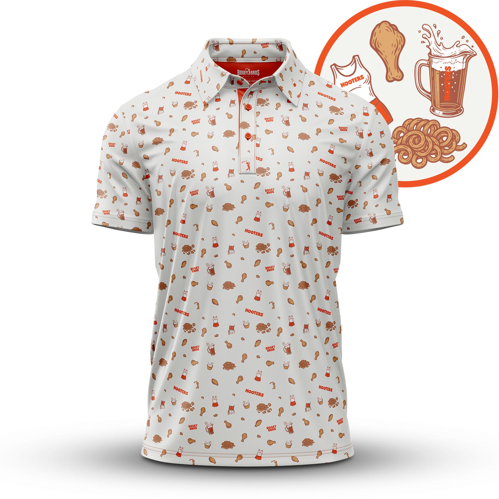 Wingin' It - White - Polo