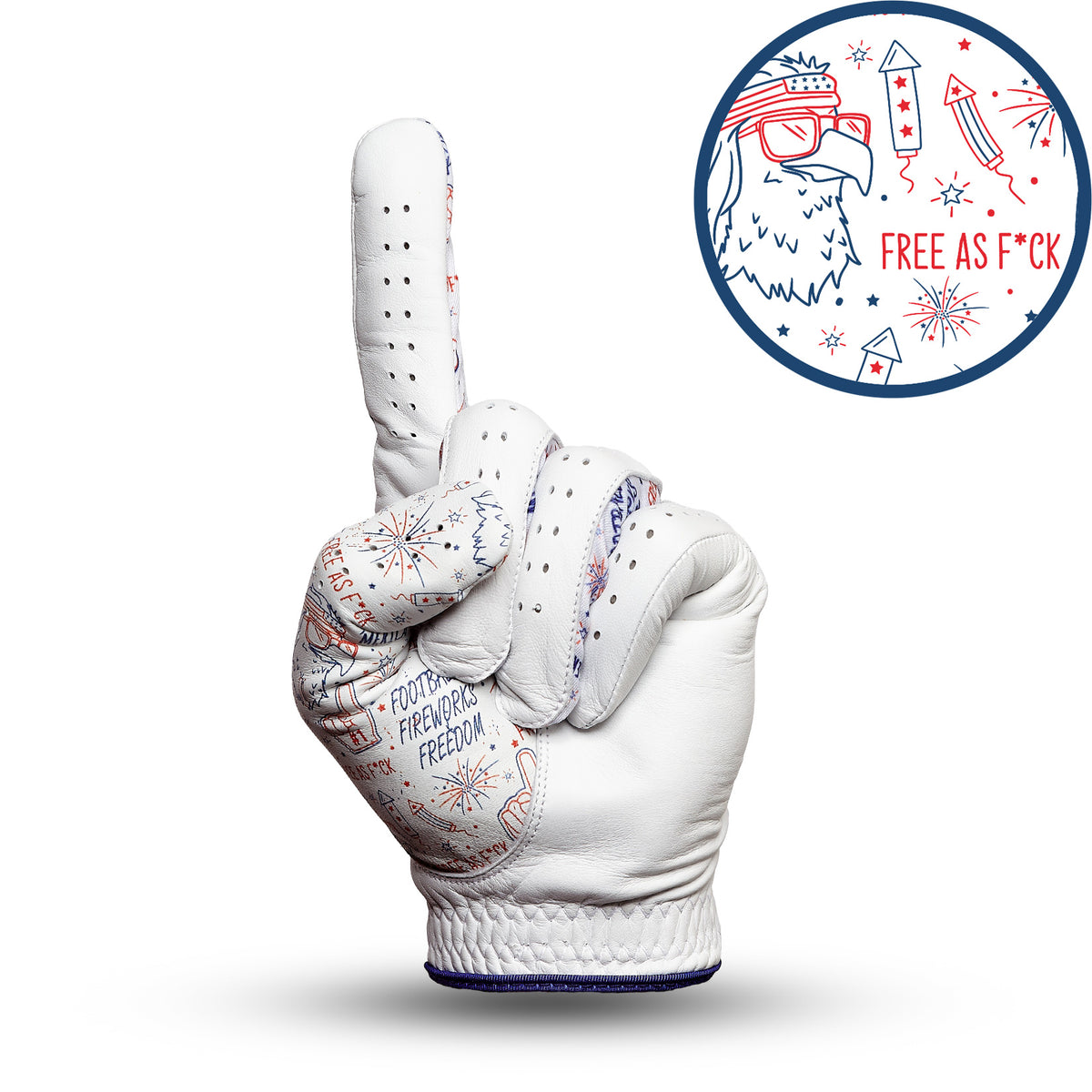 goofy handschuhe Bogey Bros Golf Co | Funny Golf Gloves Size:Large - 21