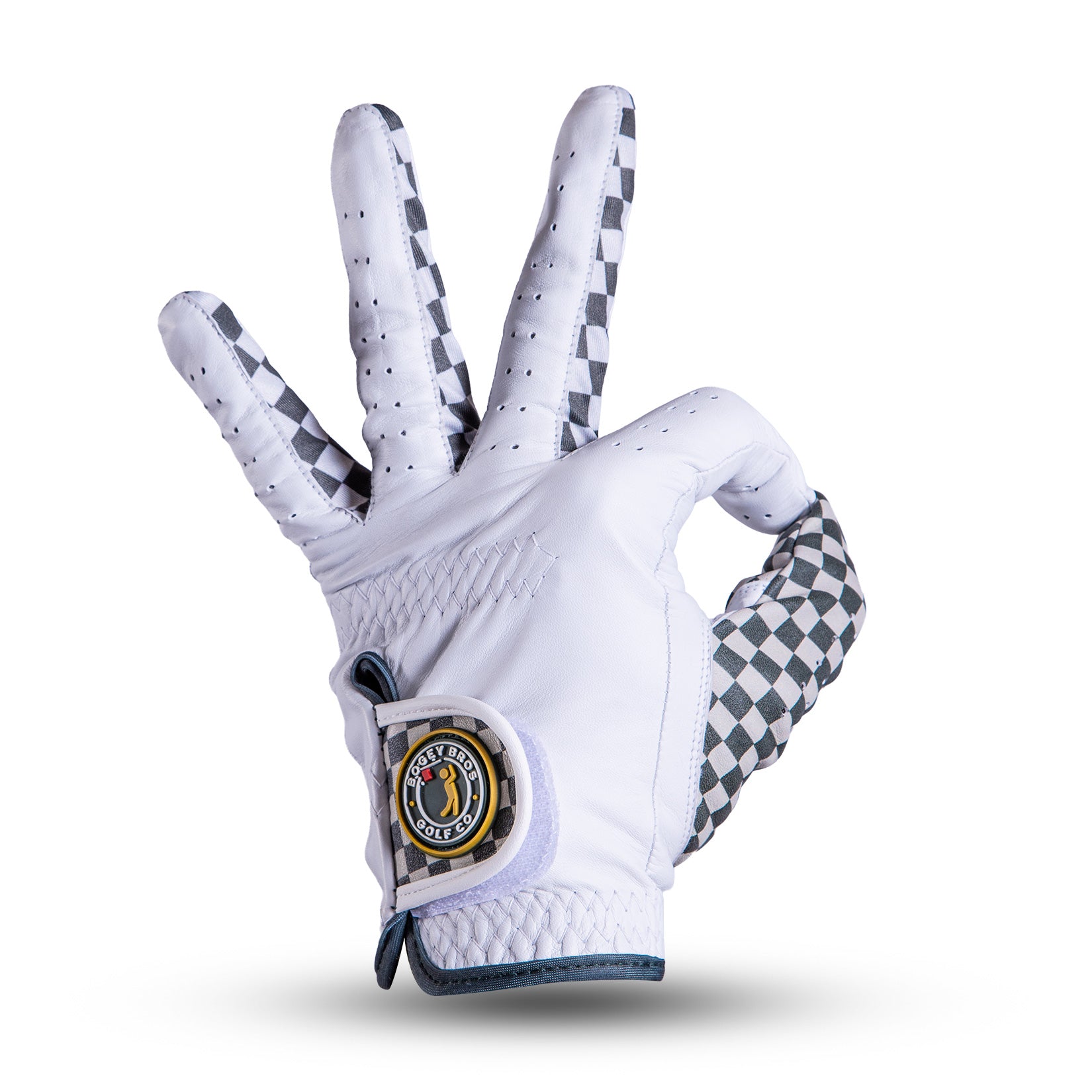 Bogey Bros Golf Co | Funny Golf Gloves | Peasants Checkered Glove