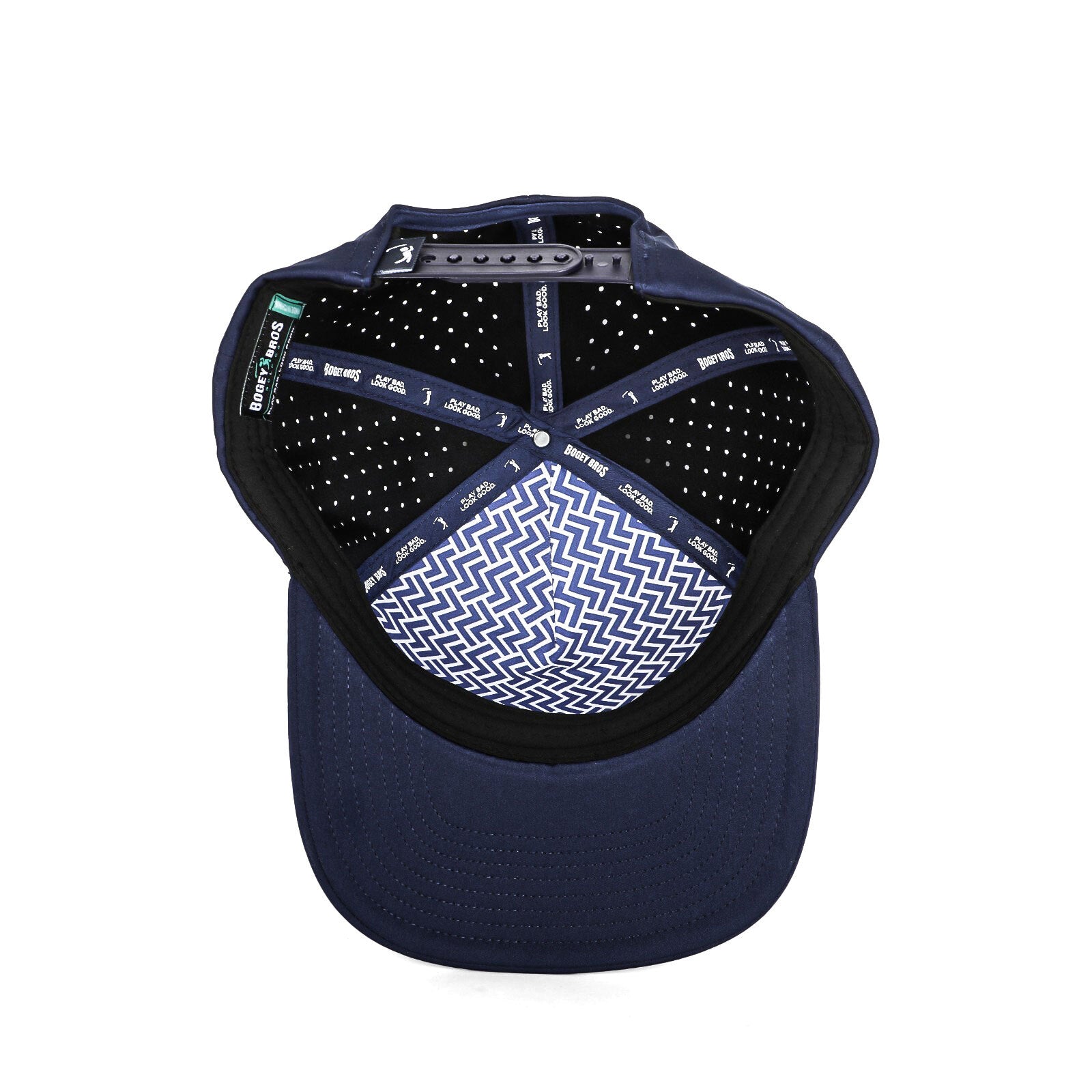 Bogeyman Navy - Performance Golf Hat - Snapback