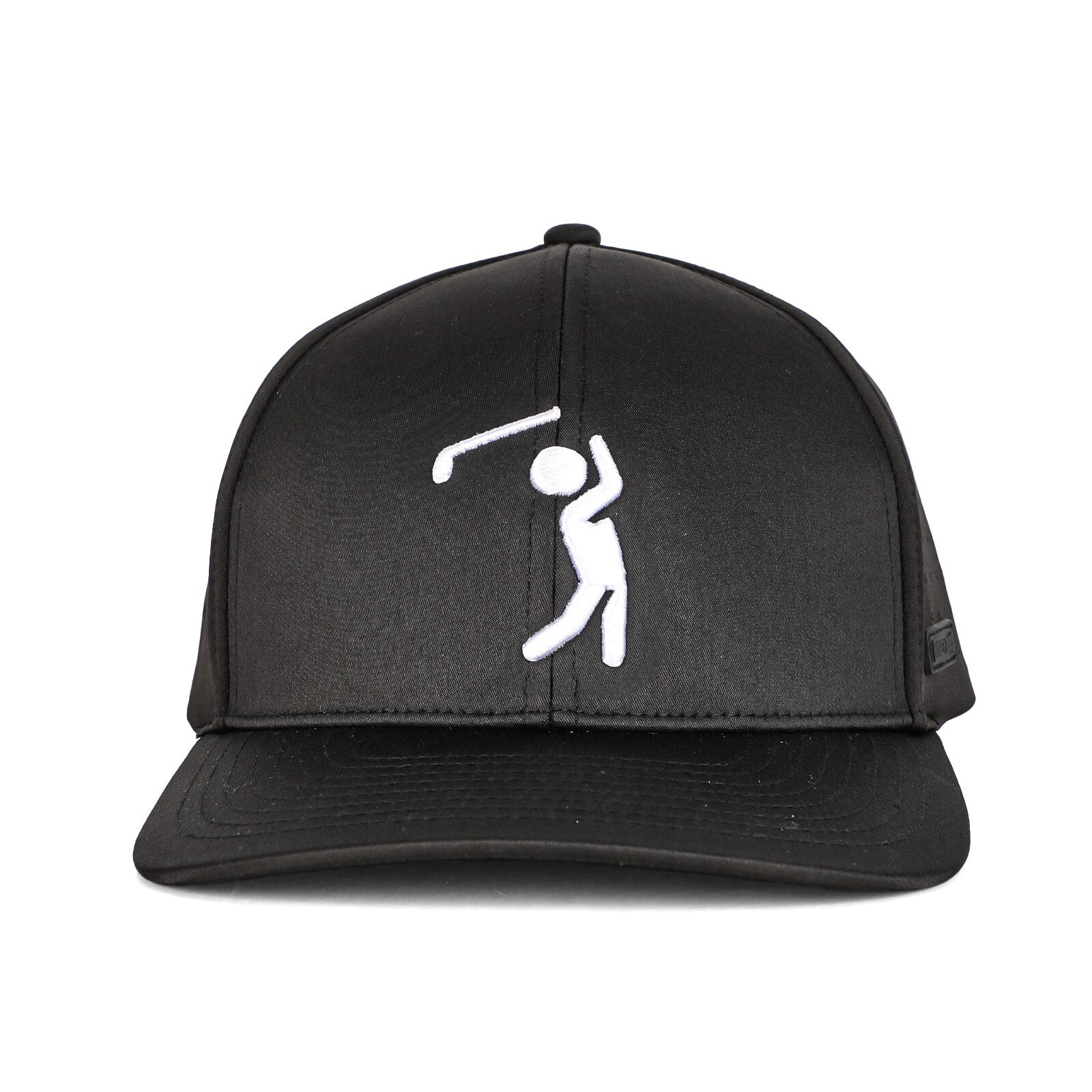 Bogeyman Black - Performance Golf Hat - Stretch Fit