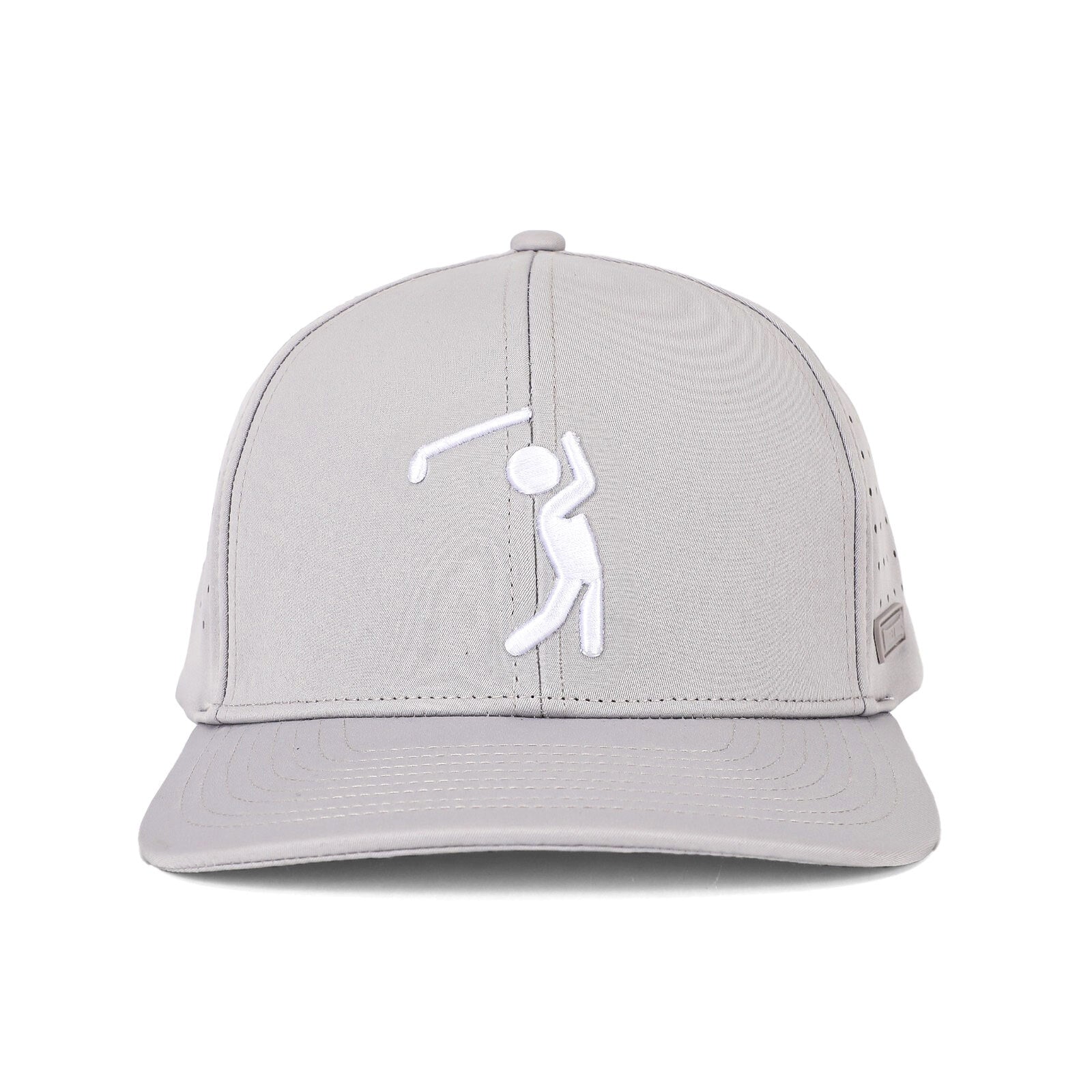 Bogeyman Light Grey - Performance Golf Hat - Stretch Fit