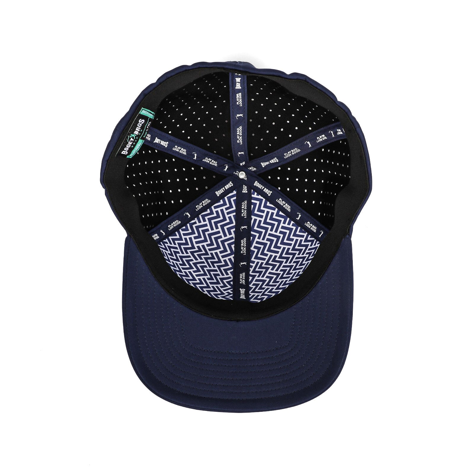 Bogeyman Navy - Performance Golf Hat - Stretch Fit