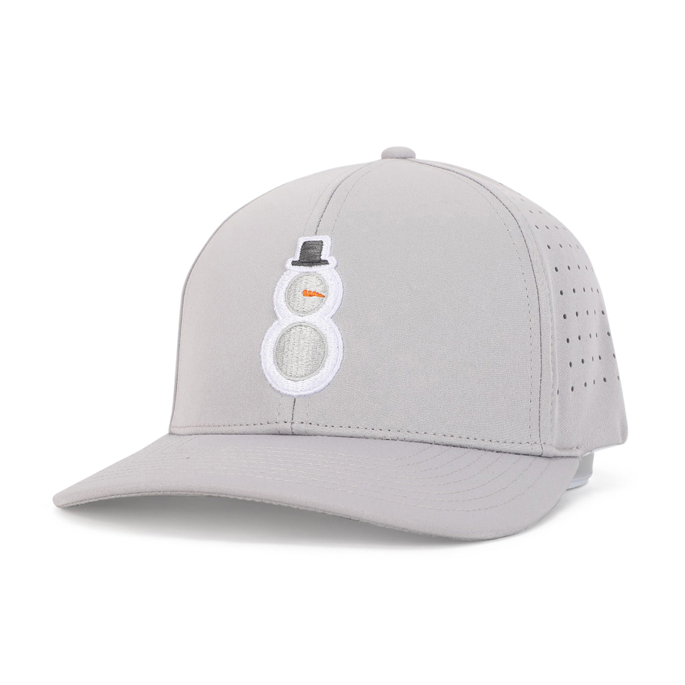 Snowman - Performance Golf Hat - Fitted