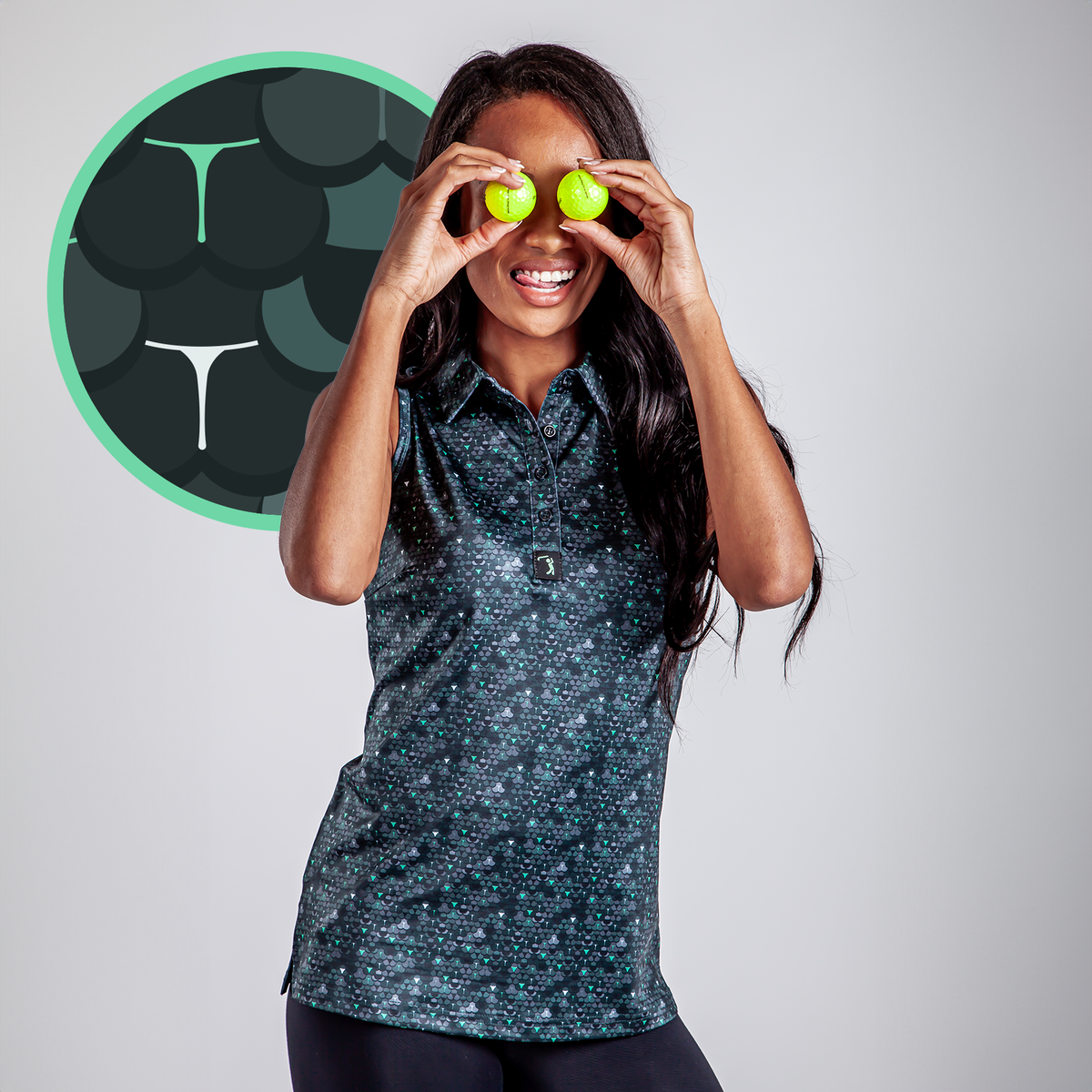 Bogey Bros Golf Co | Women's Funny Golf Gear | Whale Tail Snake